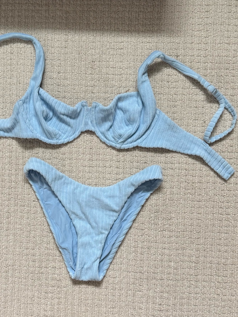 Summerful (Everthing But Water brand) Two-Piece Terry Bikini